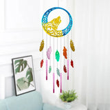 Wolf Feather Wall Hanging Wind Chime Silicone Epoxy Mold