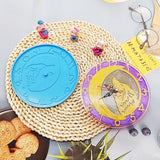 Wolf Wall Clock Resin Mold DIY Crafts Home Decor