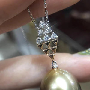 925 Silver Pendant Setting for Crystals Agate Pearls