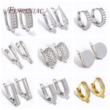 DIY 18K Plated Earwires Fasteners Earring Hooks Clasps Shvenzy Supplies