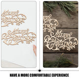Xmas Themed DIY Wood Chip Painting Ornament