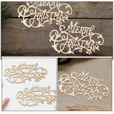 Xmas Themed DIY Wood Chip Painting Ornament