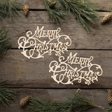 Xmas Themed DIY Wood Chip Painting Ornament