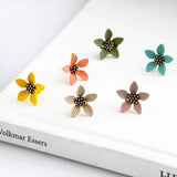 Yafeng Spray Painted Hanging Flower Earrings DIY Kit