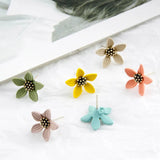 Yafeng Spray Painted Hanging Flower Earrings DIY Kit