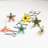 Yafeng Spray Painted Hanging Flower Earrings DIY Kit