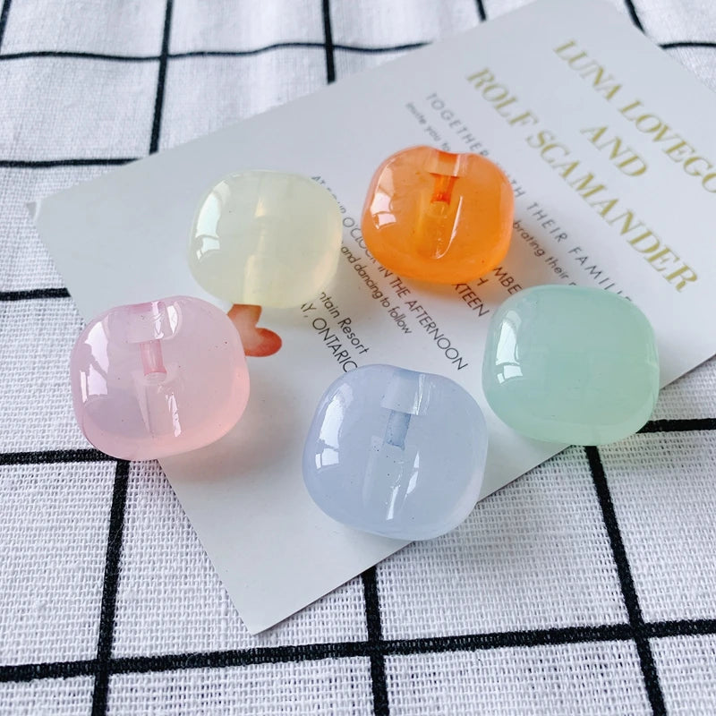 Geometric Square Acrylic Resin Earrings