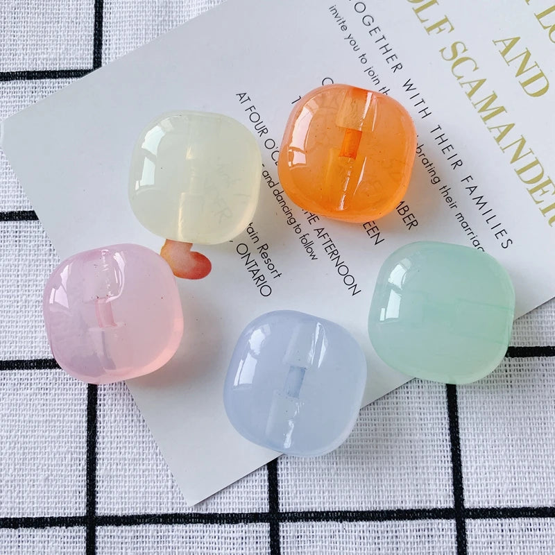 Geometric Square Acrylic Resin Earrings