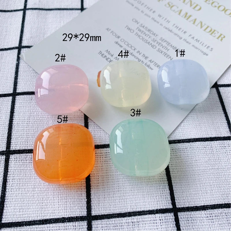 Geometric Square Acrylic Resin Earrings
