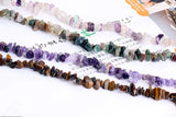 Natural Stone Jewelry Set: Bracelet, Necklace, Pendant, Earrings - Retro Style