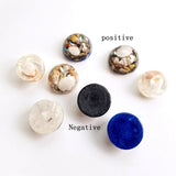 Seashore Resin & Pearl Shell Jewelry Patch Earrings Pendant Set