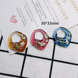 DIY Japanese Dried Flower Drop Earrings Retro Mori Earrings Materials