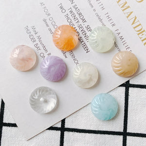 DIY Candy-Colored Spiral Beads Earrings Material