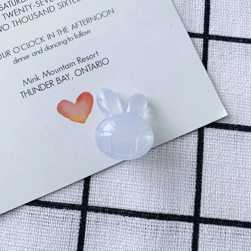 DIY Rabbit Resin Acrylic Bracelet Necklace Accessories