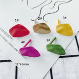 Irregular Water Ripple Matte Earrings