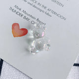 Orange Bear Pendant DIY Accessories Material