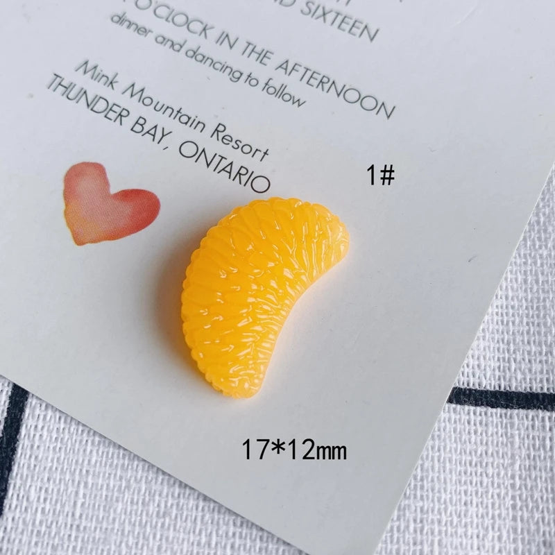 Orange Bear Pendant DIY Accessories Material