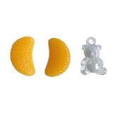 Orange Bear Pendant DIY Accessories Material