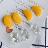 Orange Bear Pendant DIY Accessories Material