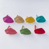 Iron Paint Textured Macaroon Earrings DIY Accessories Small Fresh