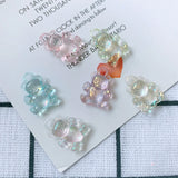 DIY Acrylic Resin Bear Earrings Necklace Kit