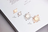 DIY Alloy Accessories for Solar Earrings