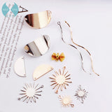 DIY Alloy Accessories for Solar Earrings