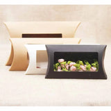 10pcs DIY Blank Paper Box with Clear PVC Window - Kraft/White/Black