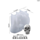 Buckteeth Skull Silicone Mold for DIY Epoxy Resin Craft Table Display