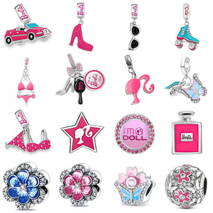 Handmade DIY Charms Kit for Jewelry Making, 100pcs