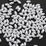 ABS Pearl Rice Grain Shape Loose Bead Jewelry Pendant