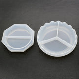 Irregular Dish Flower Mirror Silicone Mold for DIY Crystal Epoxy Resin