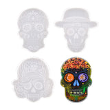 Skulls Coaster Mold for DIY Cup Mat Heat Insulation Epoxy Resin Molds