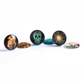 Personalized Photo Glass Snap Buttons Jewelry DIY 12mm/18mm/20mm Round