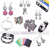 Personalized Photo Glass Snap Buttons Jewelry DIY 12mm/18mm/20mm Round