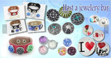 Personalized Photo Glass Snap Buttons Jewelry DIY 12mm/18mm/20mm Round