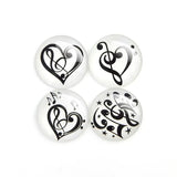 Personalized Photo Glass Snap Buttons Jewelry DIY 12mm/18mm/20mm Round