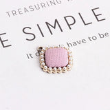 DIY Ear Jewelry Accessories Love Diamond Alloy Pearl Pendant Earrings Materials