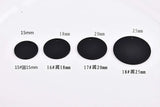 DIY Copper Spray Matte Rubber-coated Round Earring Kit