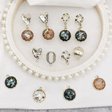 DIY Earring Kit: Color-Preserving, Shell-Inlaid Pendants