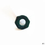 10 Pcs Retro European American Marble Earrings in Purple Grape