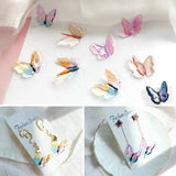DIY Epoxy Leaf Butterfly Accessories 6pcs