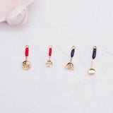 Alloy Kitchenware Earring Accessories Set