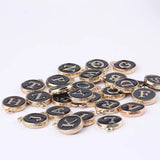 Double-Sided Alloy English Letter Tag Bracelet Pendant Material 10pcs