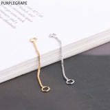 DIY 18k Copper Plated Earrings Double Headband 8 Pieces