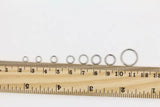 DIY Mixed-Size Iron Ring Set for Bracelet and Necklace Making