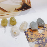 DIY Resin Ice Cream Shaped Blooming Beads Earrings Hair Ring Accessories 6pcs