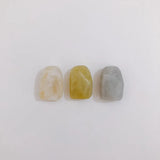 DIY Resin Ice Cream Shaped Blooming Beads Earrings Hair Ring Accessories 6pcs