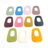 Geometric Trapezoidal Resin Earring Hairpin DIY Kit