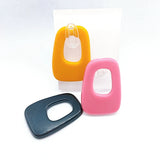 Geometric Trapezoidal Resin Earring Hairpin DIY Kit